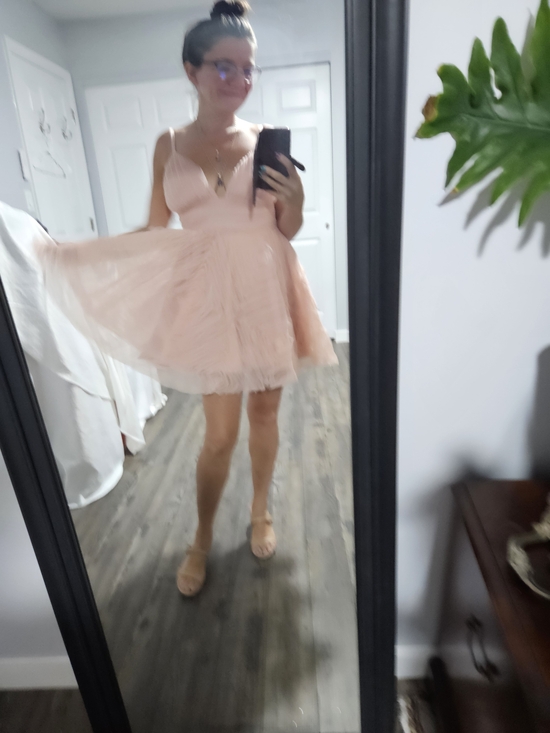 Windsor Dresses & Skirts - Windsor Blush Pink Spaghetti-Strap Mini Dress